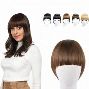 🌟FASHION One Piece Clip in Hair Bangs-Light Brown